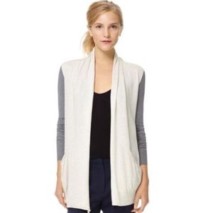 Wilfred Flaubert silk & cashmere open cardigan